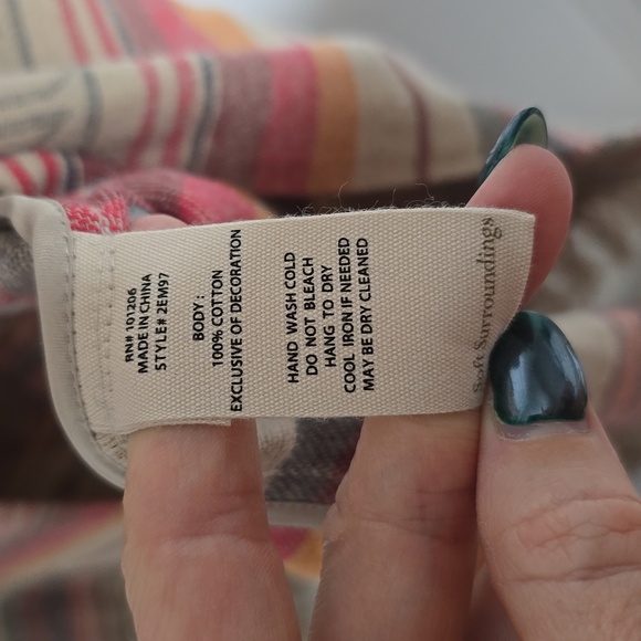 Soft Surroundings Ranch House Blanket Coat Luna Duster - Picture 5 of 6